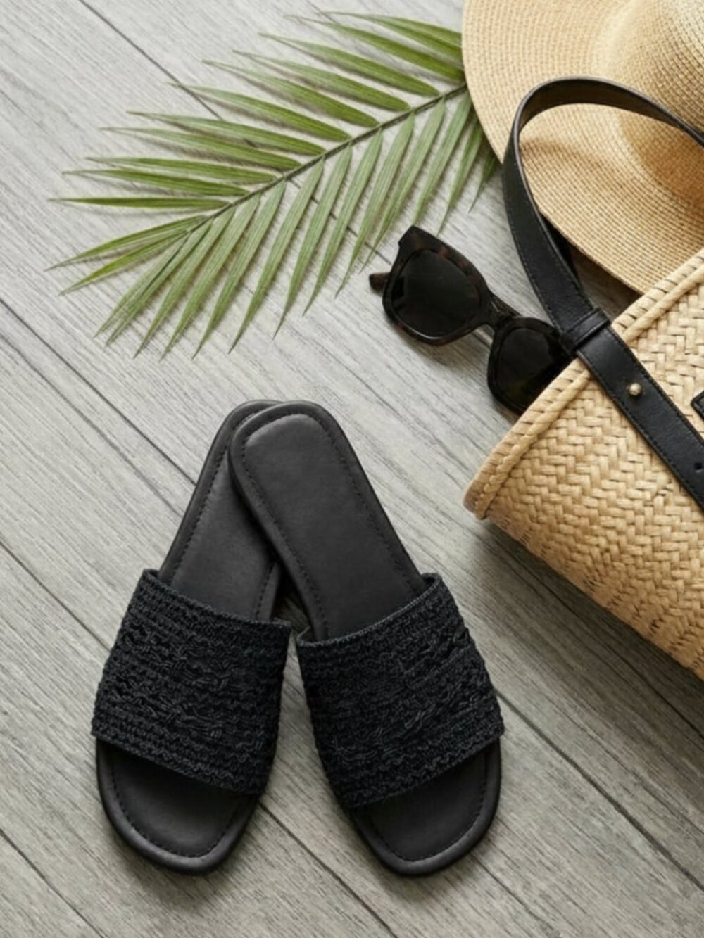 Mootsies Tootsies | Navy Woven Summer Sandals | Sz 10